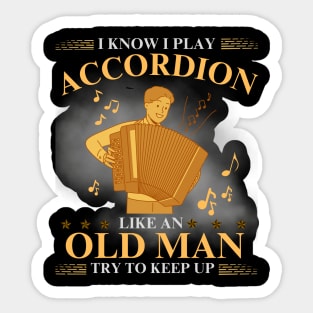 Accordion Sticker